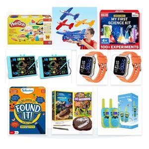 10-Piece Kids Toy Bundle STEM Play-Doh Watches Tablets Walkie Talkies